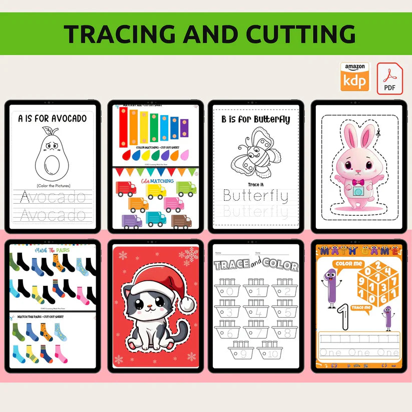 11000+ Preschool Kindergarten Printable Activity Worksheets With Resell Rights